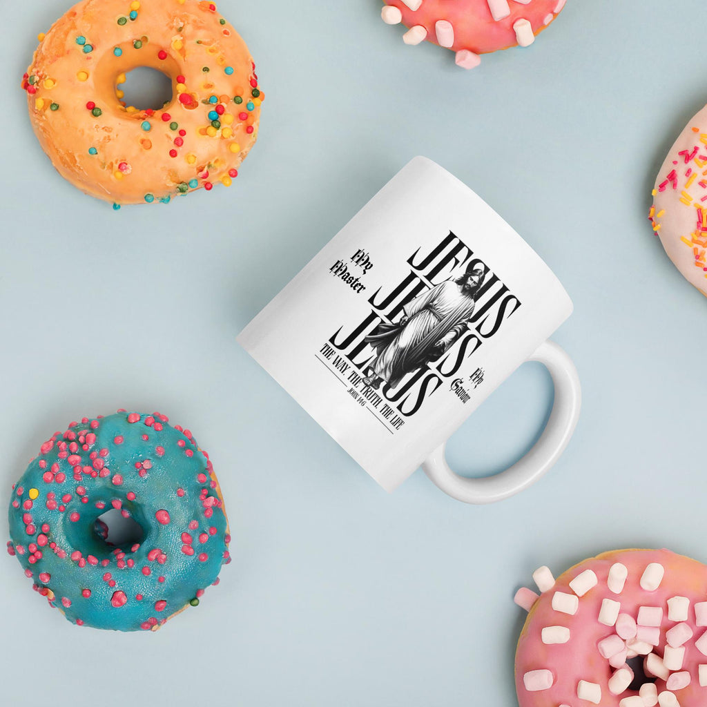 "My Master, My Saviour" Jesus Ceramic Mug – 11 oz | Christian Gift