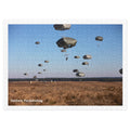 Soldiers Parachuting Jigsaw Puzzle – 500 Pieces | Tin Box Military Gift