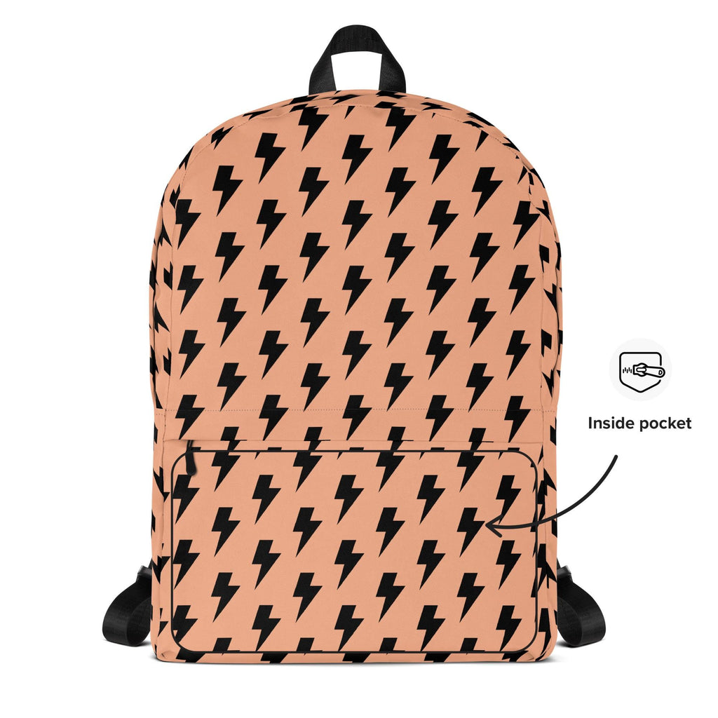 All-Over Design Backpack – Water-Resistant, Laptop Pocket, Daily Use