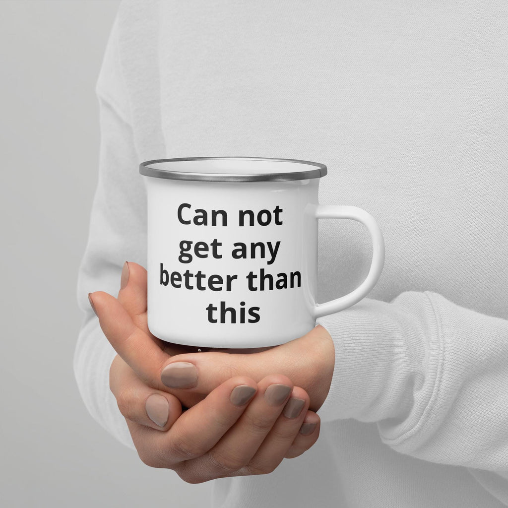 Outdoor Enamel Mug – 12 oz | Camping, Fishing & Hunting Gift