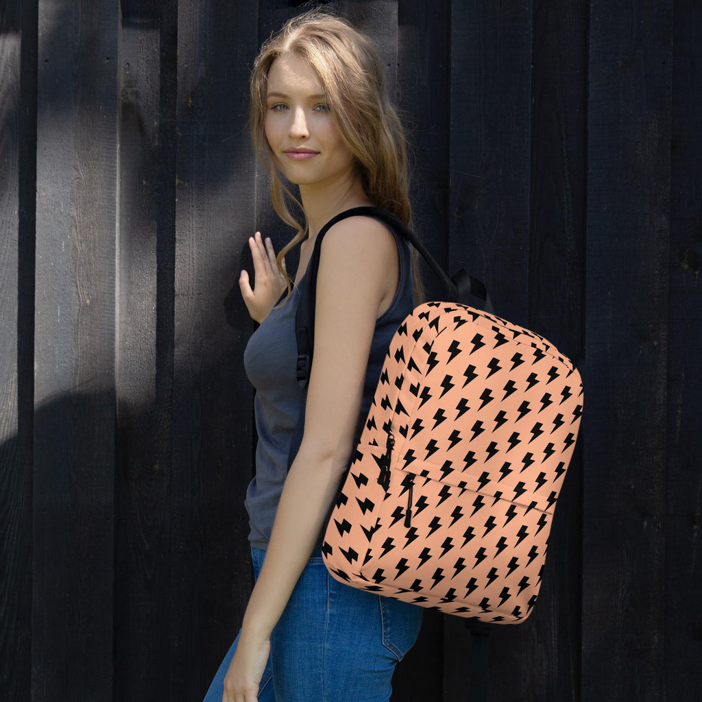 All-Over Design Backpack – Water-Resistant, Laptop Pocket, Daily Use