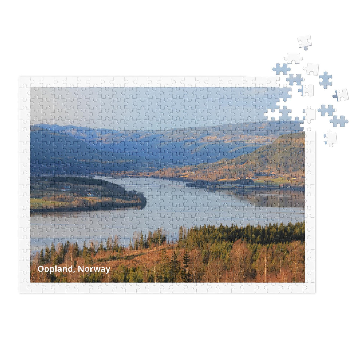 Oopland, Norway Jigsaw Puzzle – 500 Pieces | Tin Box Travel Gift
