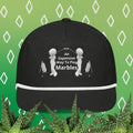 Golf Rope Cap – Black & White Contrast | Adjustable Snapback