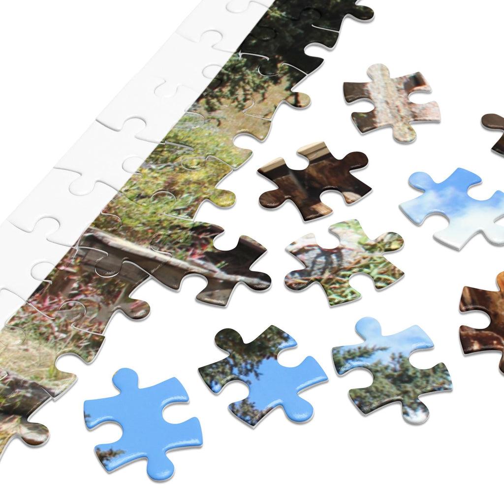 Old Cabin Landscape Jigsaw Puzzle – 500 Pieces in Tin Box