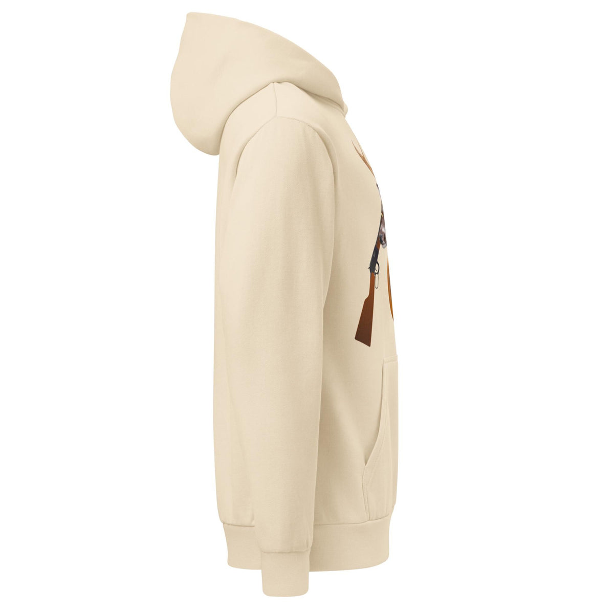 Hunting Rifle & Mounted Deer Head Urban Hoodie