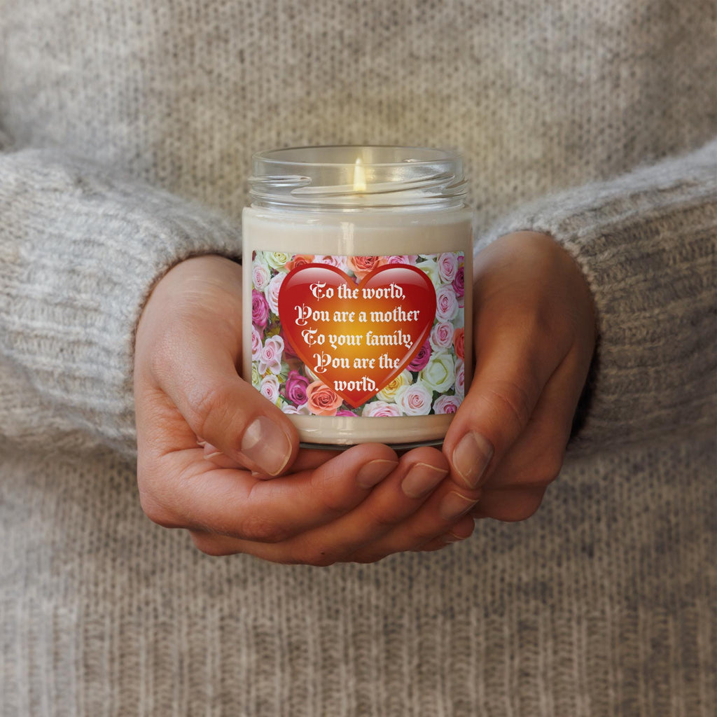 Mother’s Day Floral Heart Scented Soy Candle – 9 oz, 9 Fragrances