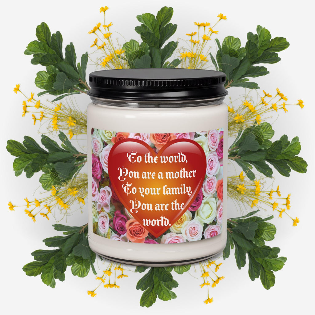 Mother’s Day Floral Heart Scented Soy Candle – 9 oz, 9 Fragrances