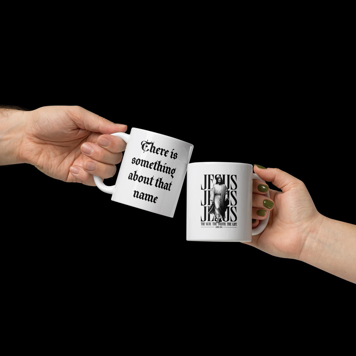 "There Is Something About That Name" Jesus Ceramic Mug – 11 oz | Christian Gift