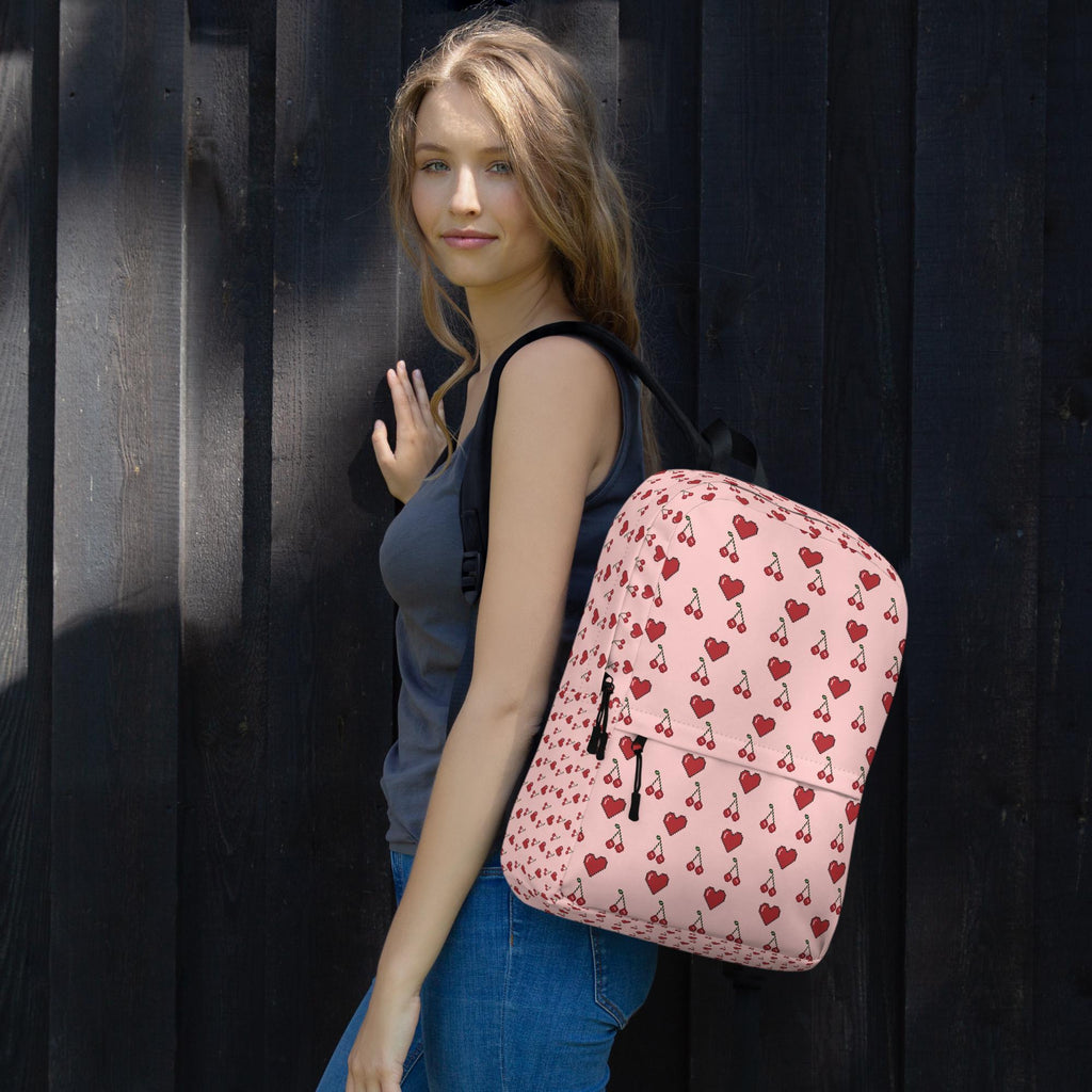 Statement Print Backpack – Water-Resistant, Laptop Pocket, Sports & Daily Use
