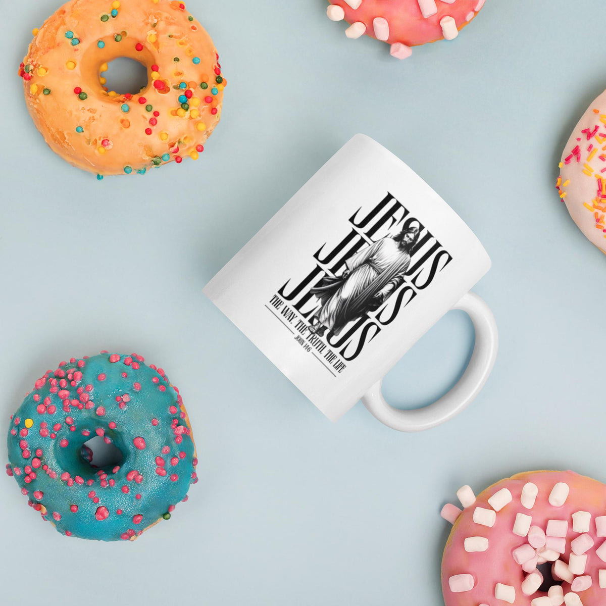 "There Is Something About That Name" Jesus Ceramic Mug – 11 oz | Christian Gift