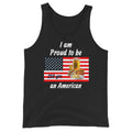 "I Am Proud to Be an American" 250 Years Unisex Tank Top | Patriotic Gift