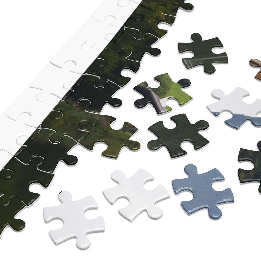 Lake Landscape Jigsaw Puzzle – 500 Pieces | Tin Box Nature Gift
