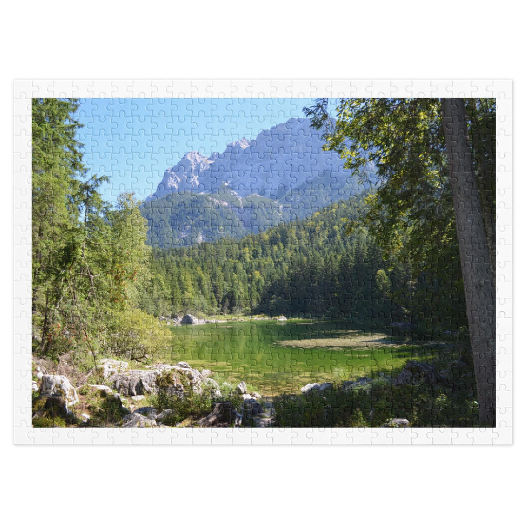 Mountain Landscape Jigsaw Puzzle – 500 Pieces | Tin Box Nature Gift