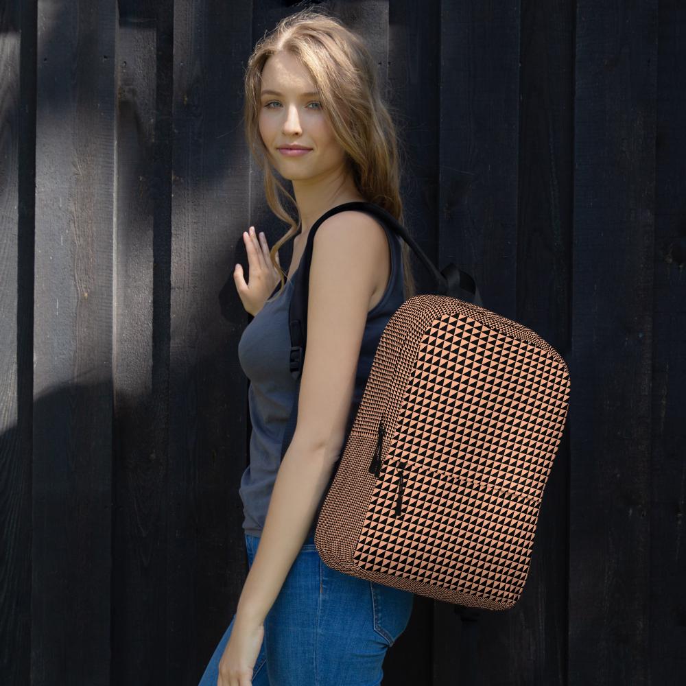 Printed Design Backpack – Water-Resistant, Laptop & Travel Bag