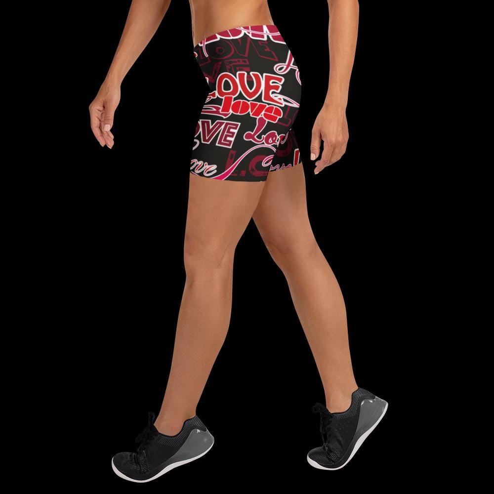 Love Words All-Over Print Shorts – Cute Gift for Her