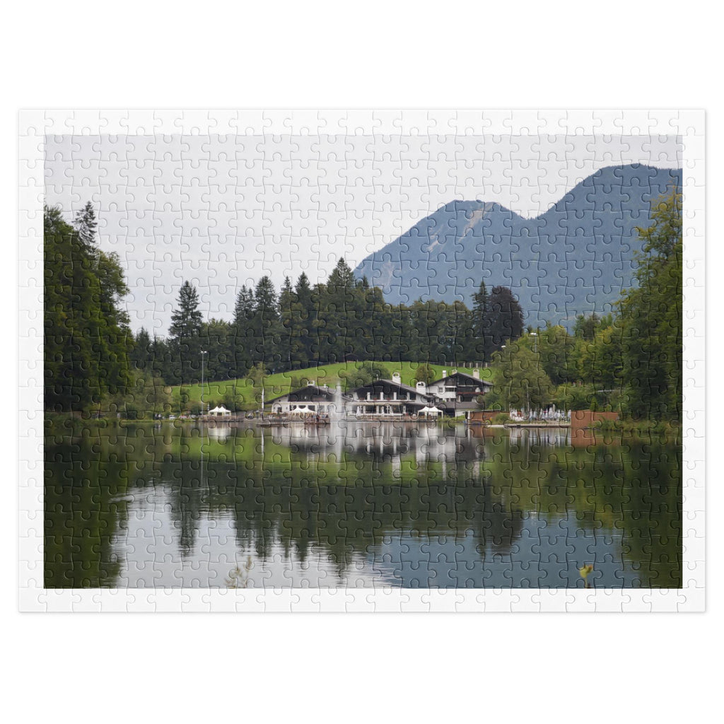 Lake Landscape Jigsaw Puzzle – 500 Pieces | Tin Box Nature Gift