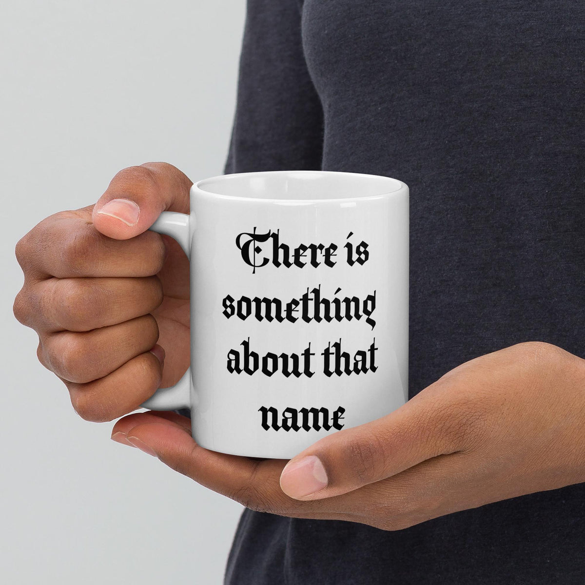 "There Is Something About That Name" Jesus Ceramic Mug – 11 oz | Christian Gift