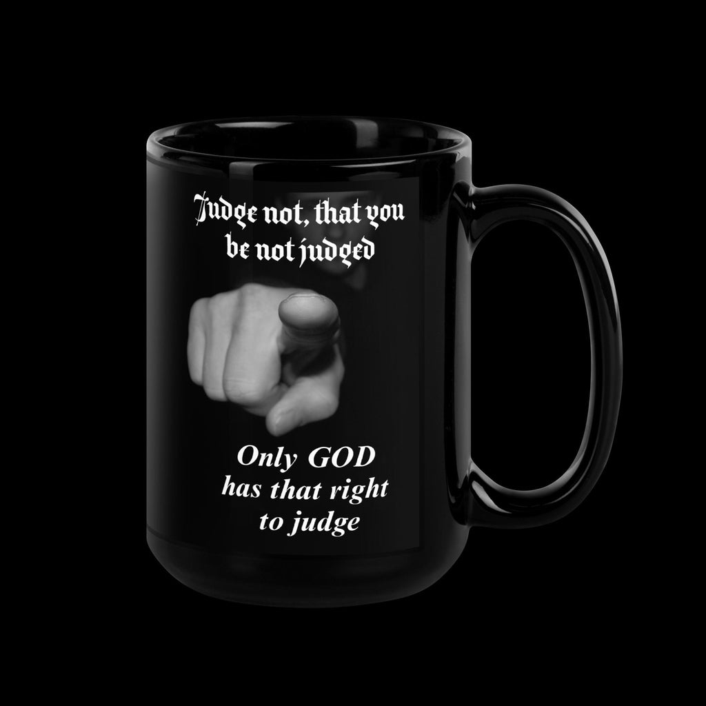 Bold Faith Coffee Mug – "Only God Judges" | Christian Gift for Him or Her