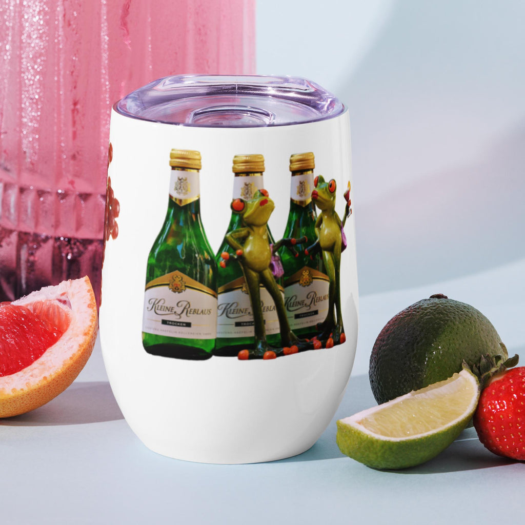 Stainless Steel Wine Tumbler – 12 oz Party Gift, Keeps Wine Cold