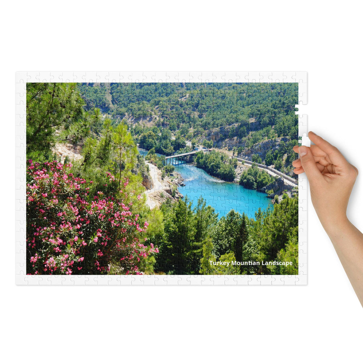 Turkey Mountain Landscape Jigsaw Puzzle – 500 Pieces in Tin Box
