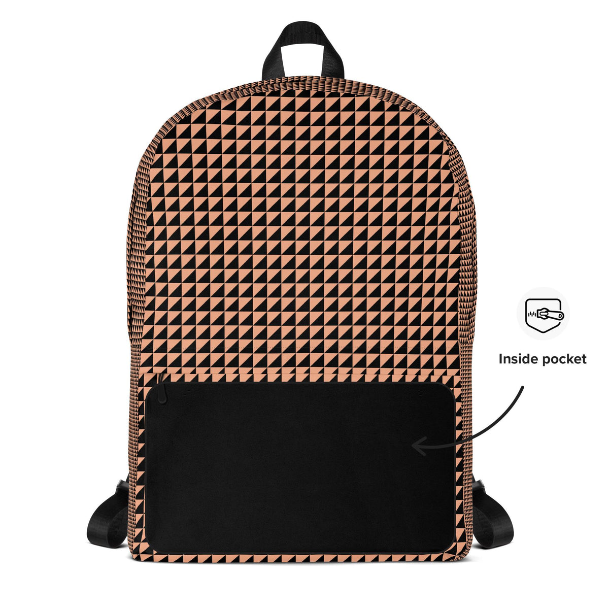 Printed Design Backpack – Water-Resistant, Laptop & Travel Bag