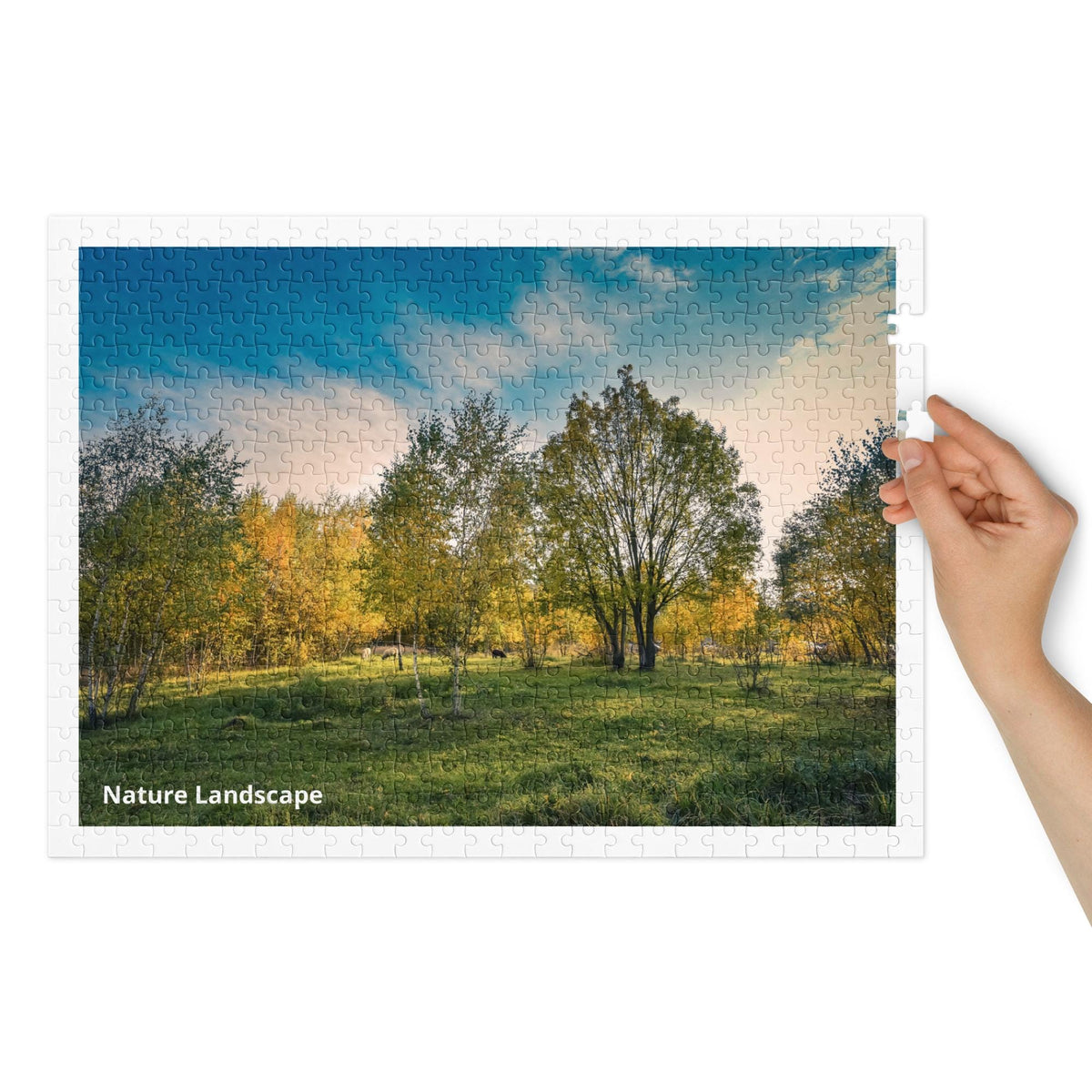 Nature Landscape Jigsaw Puzzle – 500 Pieces in Tin Box