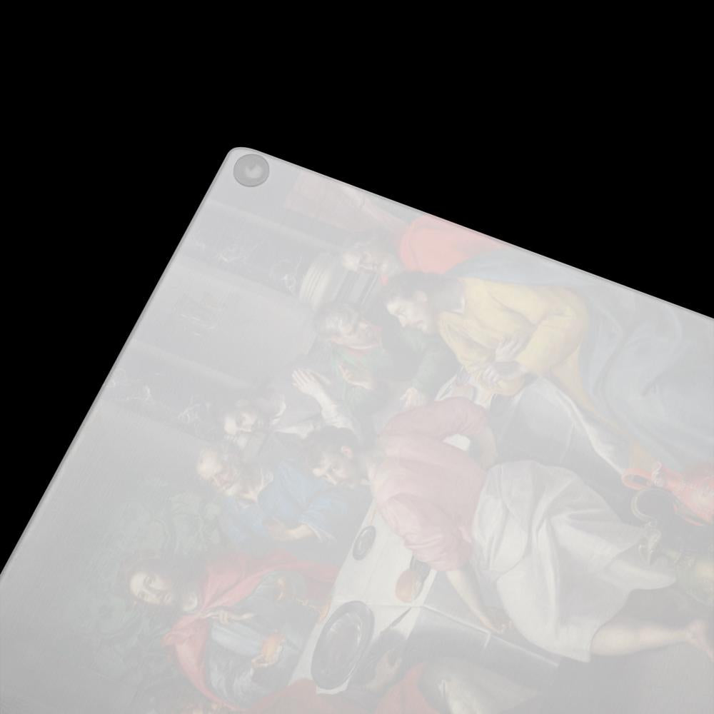 The Last Supper Glass Cutting Board – 2 Sizes | Christian Kitchen Gift