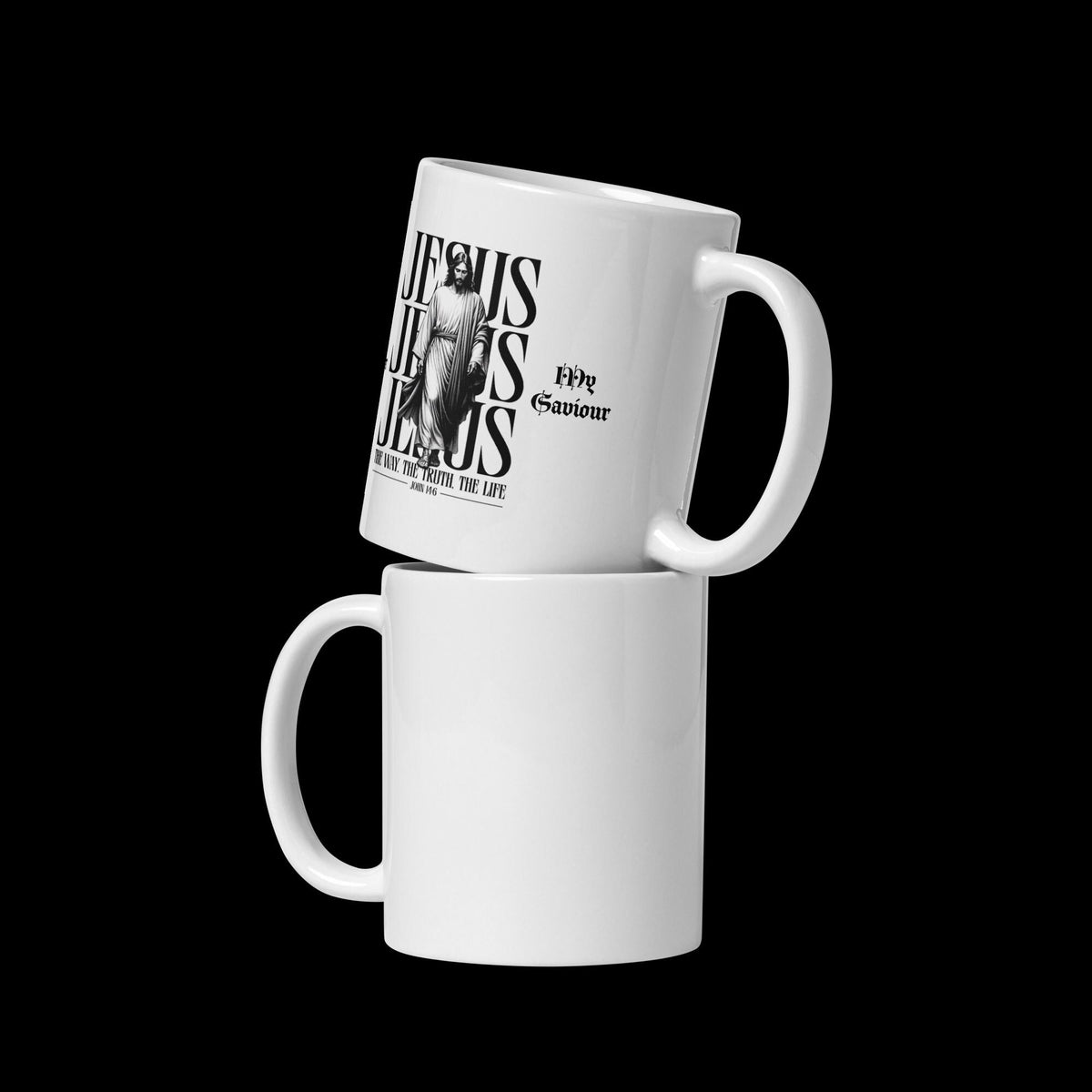 "My Master, My Saviour" Jesus Ceramic Mug – 11 oz | Christian Gift