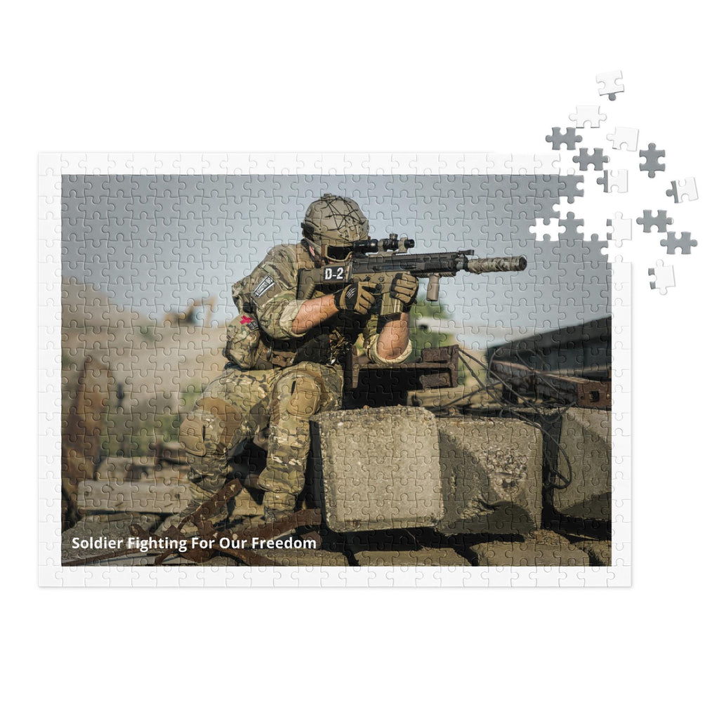Soldier Jigsaw Puzzle – 500 Pieces in Tin Box