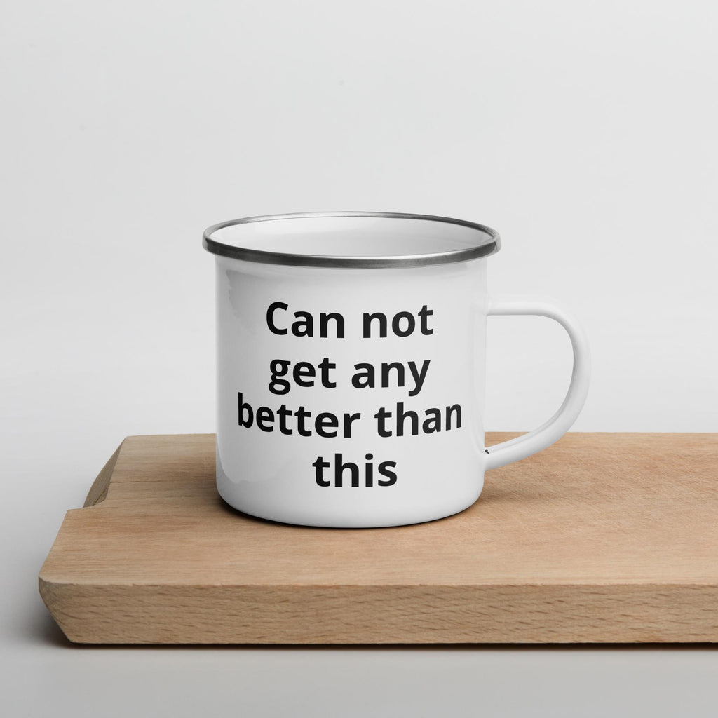 Outdoor Enamel Mug – 12 oz | Camping, Fishing & Hunting Gift