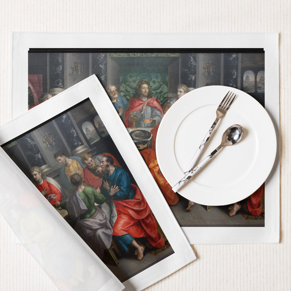 The Last Supper Placemat Set of 4 – Christian Dining Gift
