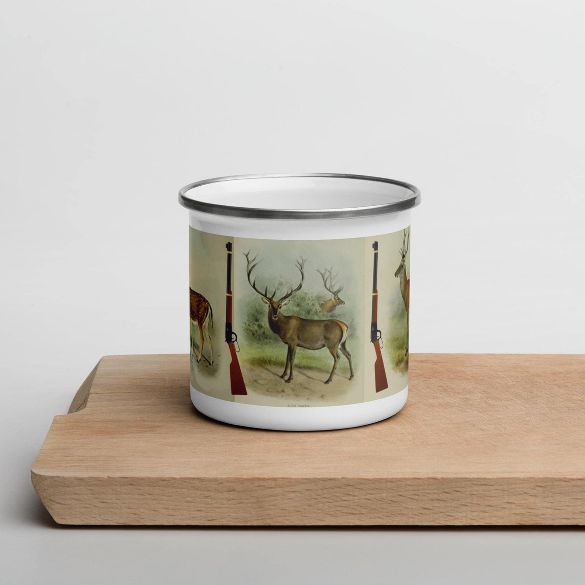 Outdoor Enamel Mug – 12 oz, Hunting, Camping & Fishing Gift