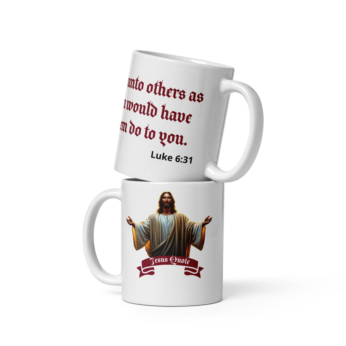 Jesus Quote Mug – Luke 6:31 | 11 oz Christian Gift