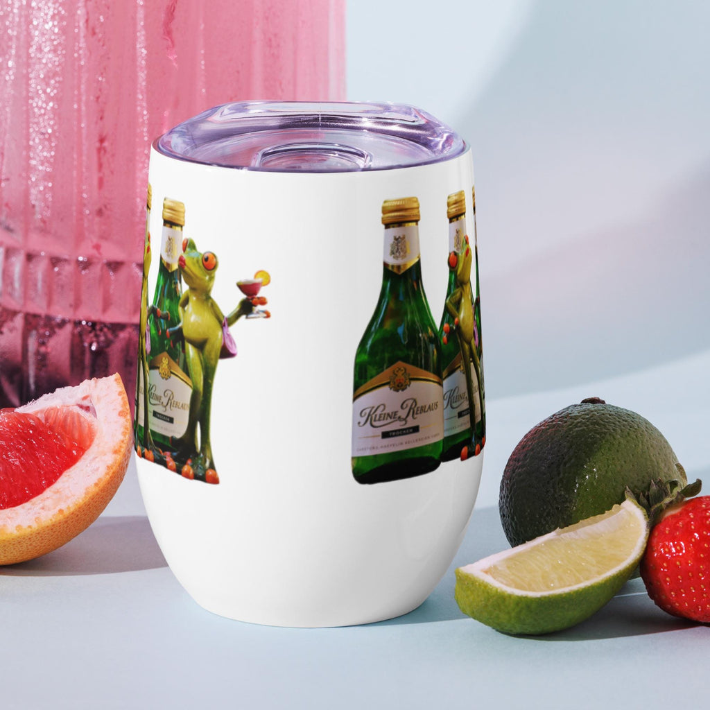 Stainless Steel Wine Tumbler – 12 oz Party Gift, Keeps Wine Cold