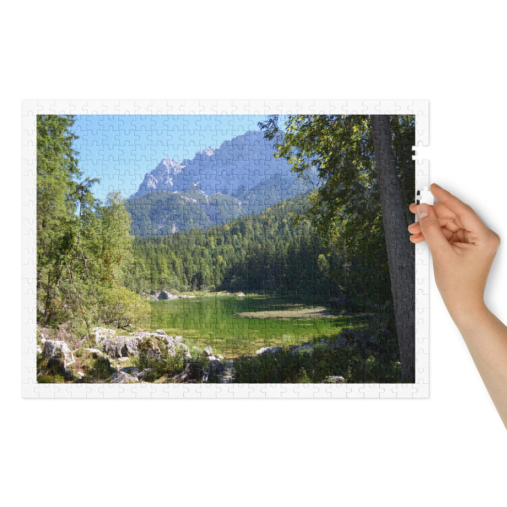Mountain Landscape Jigsaw Puzzle – 500 Pieces | Tin Box Nature Gift