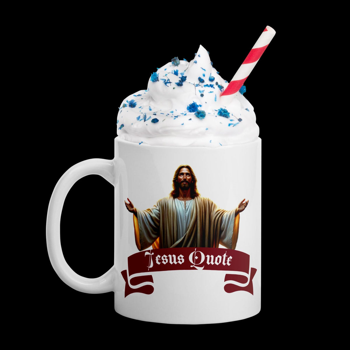 Jesus Quote Mug – Luke 11:9 | 11 oz Christian Gift