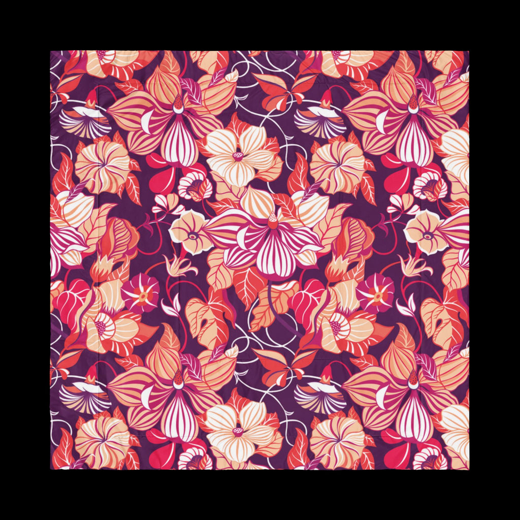 Floral Comforter – King & Queen Size | Soft Lightweight Bedding Gift