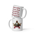 Jesus Quote Mug – Matthew 7:7 | 11 oz Christian Gift