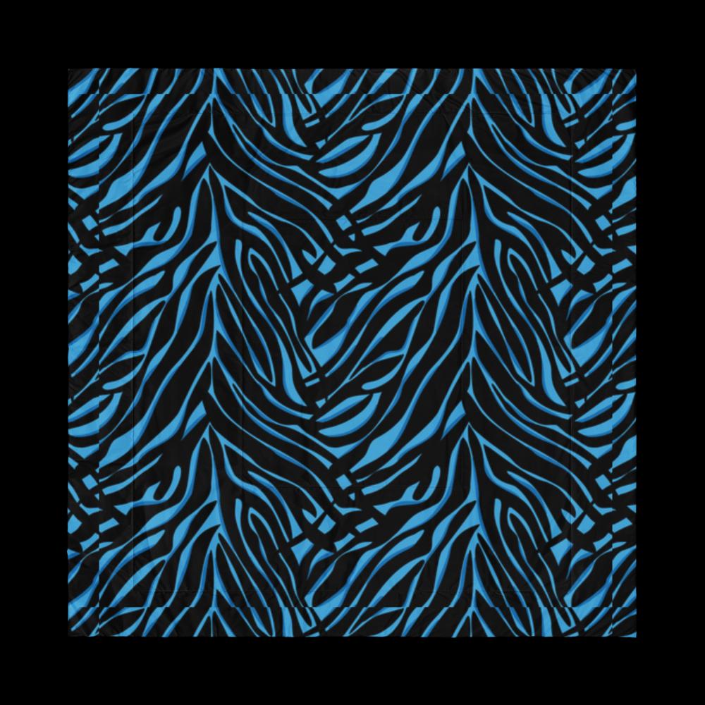 Blue Abstract Comforter – King & Queen Size | Modern Soft Bedding