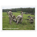 Soldiers Helping Wounded Jigsaw Puzzle – 500 Pieces | Tin Box Military Gift