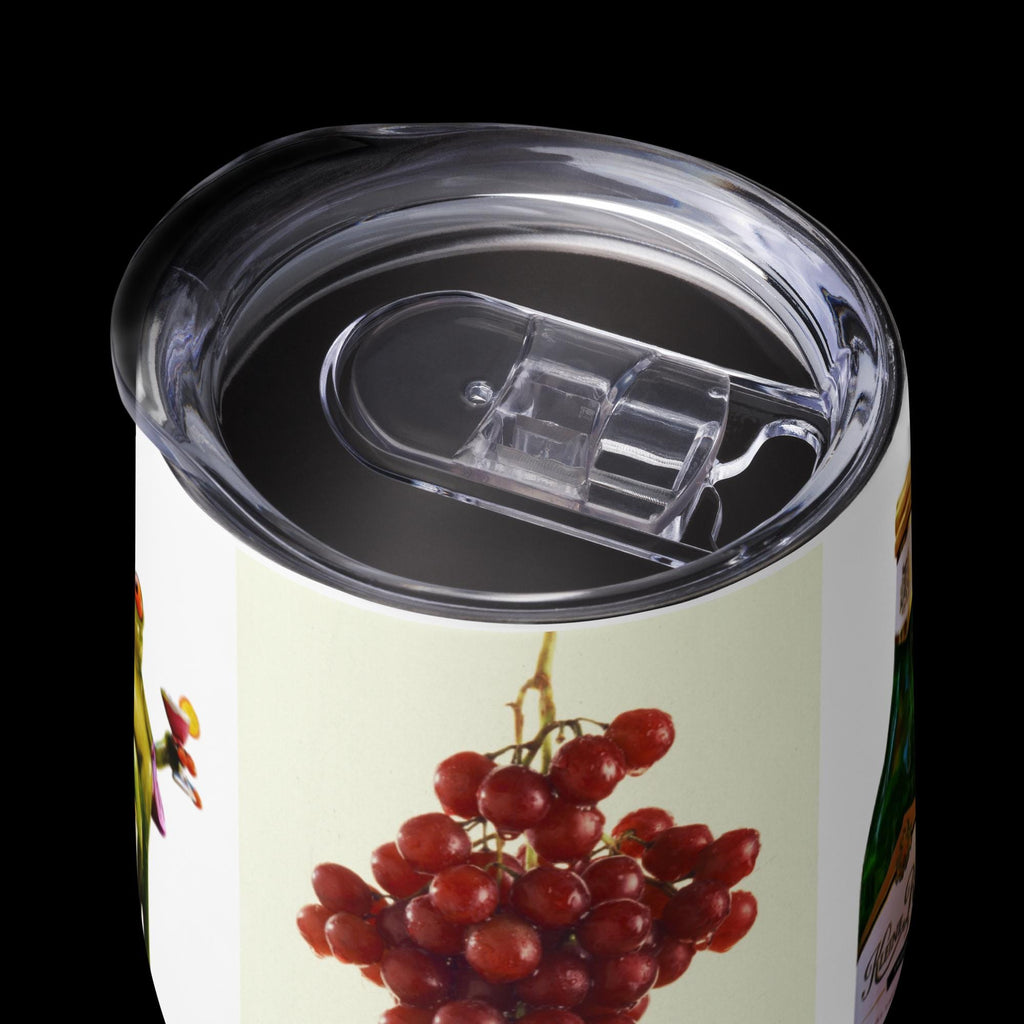 Stainless Steel Wine Tumbler – 12 oz Party Gift, Keeps Wine Cold