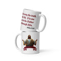 Jesus Quote Ceramic Mug – Bible Verse | 11 oz Christian Gift