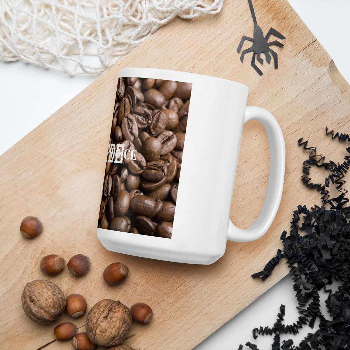 "Coffee: My Drug of Choice" White Glossy Mug | Funny Coffee Lover Gift