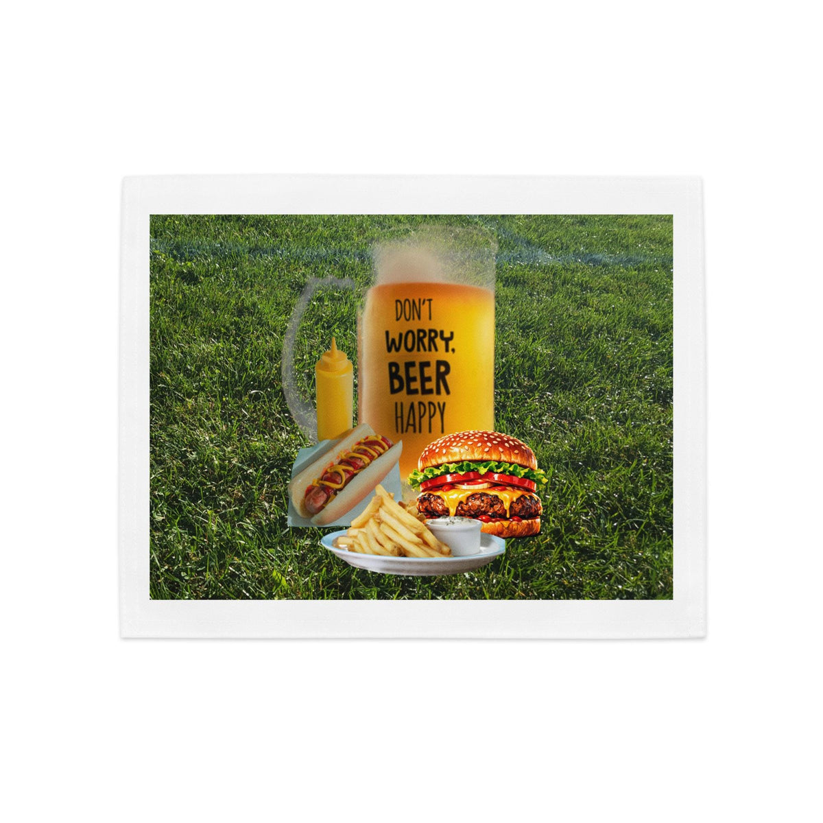 Outdoor Grilling Placemat Set of 4 | BBQ & Grilling Gift for Cooks