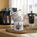 Camping Enamel Mug – 12 oz | Wildlife & Outdoor Lover Gift