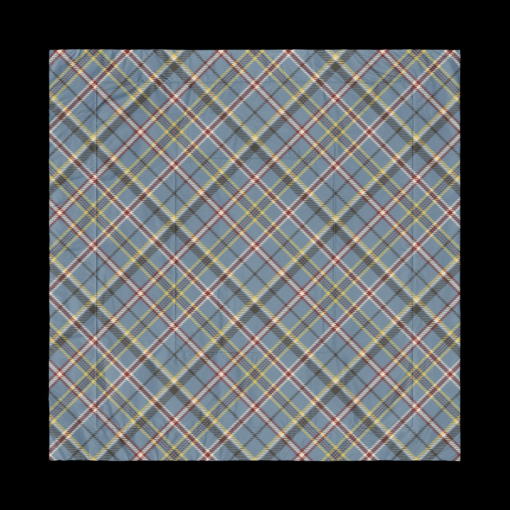 All-Over Plaid Queen Size Comforter – Ultra Soft, Gift for Her or Him