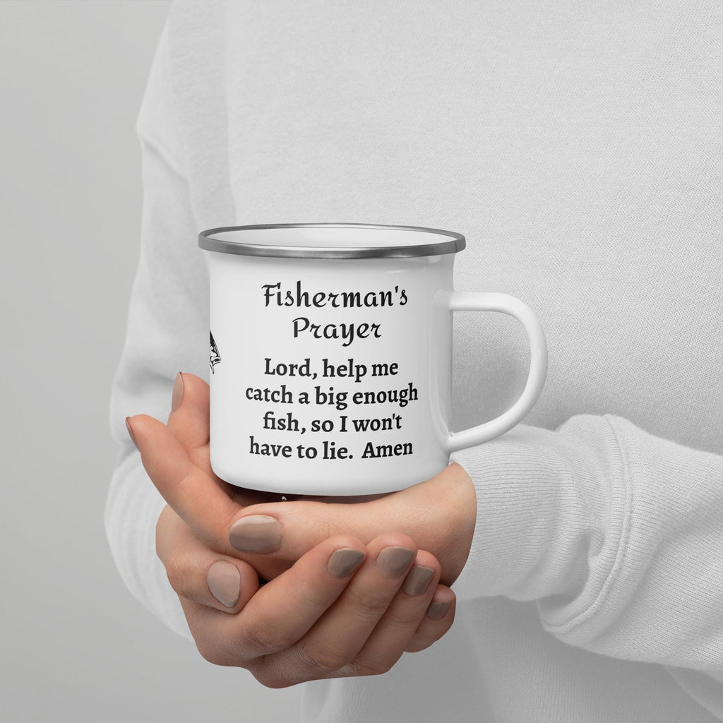 Camping Enamel Mug – 12 oz | Wildlife & Outdoor Lover Gift