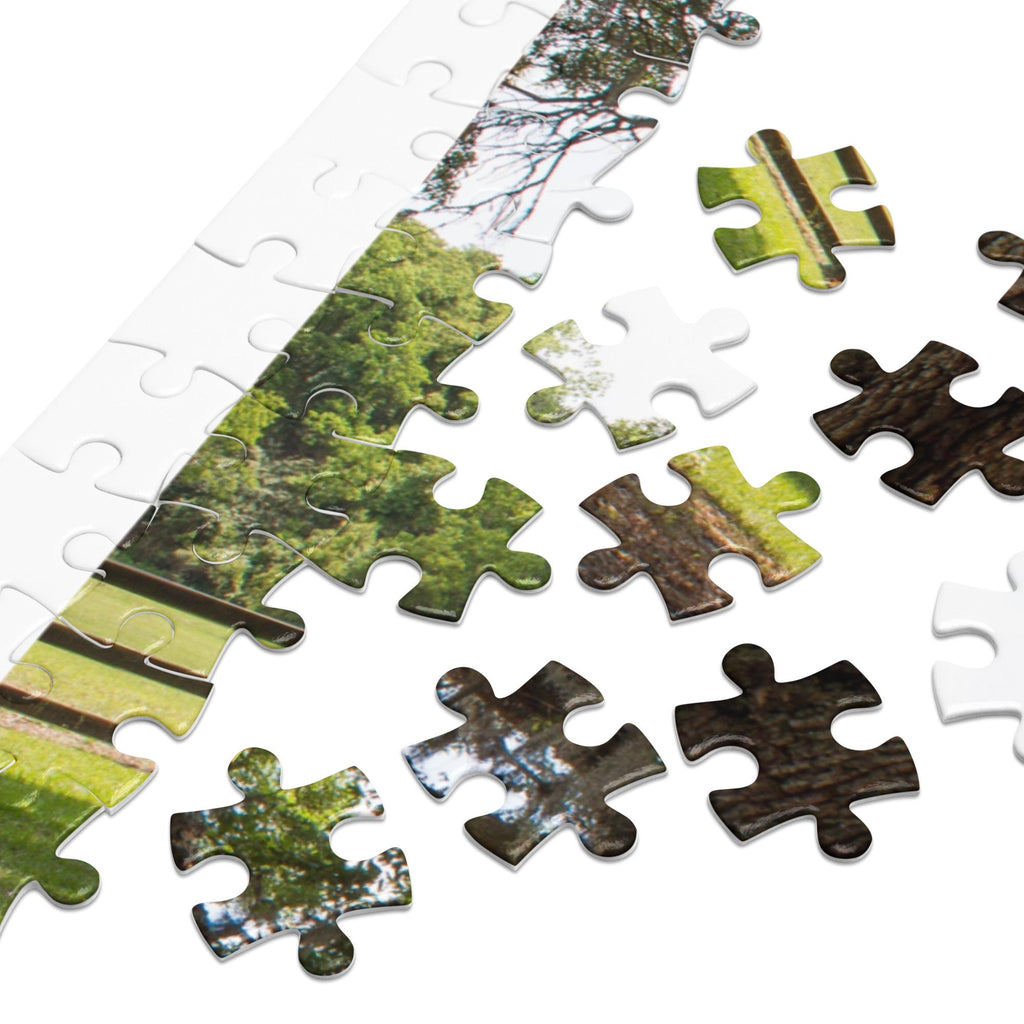 Oak Tree, Pasture & Horses Landscape Jigsaw Puzzle – 500 Pieces in Tin Box