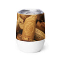 Cork Design Stainless Steel Wine Tumbler – 12 oz Insulated Party Cup