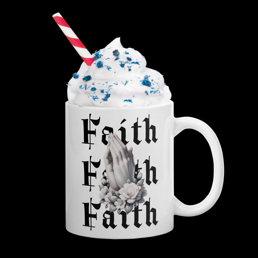 Faith Quote Ceramic Mug – Spiritual & Motivational Christian Gift
